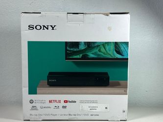 Sony BDP-S3700 Blu-ray Disc DVD Player Built-In Wi-Fi Streaming