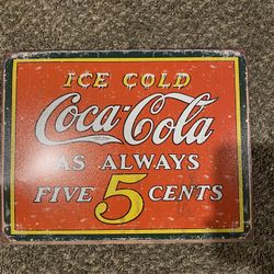 Coca Cola Metal Sign