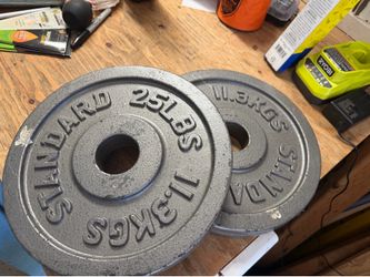 25 LB Olympic plates - 50 pounds total