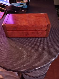 OAK JEWELRY BOX WITH LIFT OUT TRAY