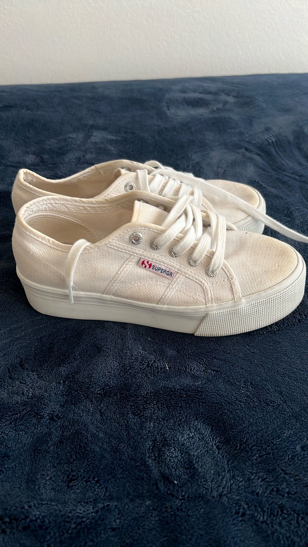 Superga Platforms Size 7
