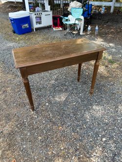 Antique piano bench