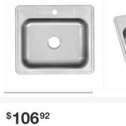 Sink  (Single Hole)   $20