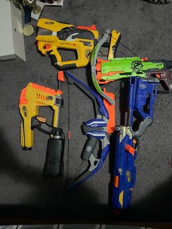 Nerf Gun Lot – 6 Blasters