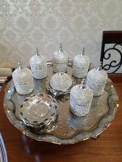 Crystal tea set(was sold for $100)