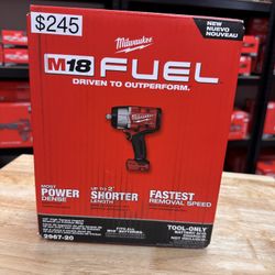 Milwaukee M18 Fuel 1/2” High Torque Impact Wrench Tool Only 