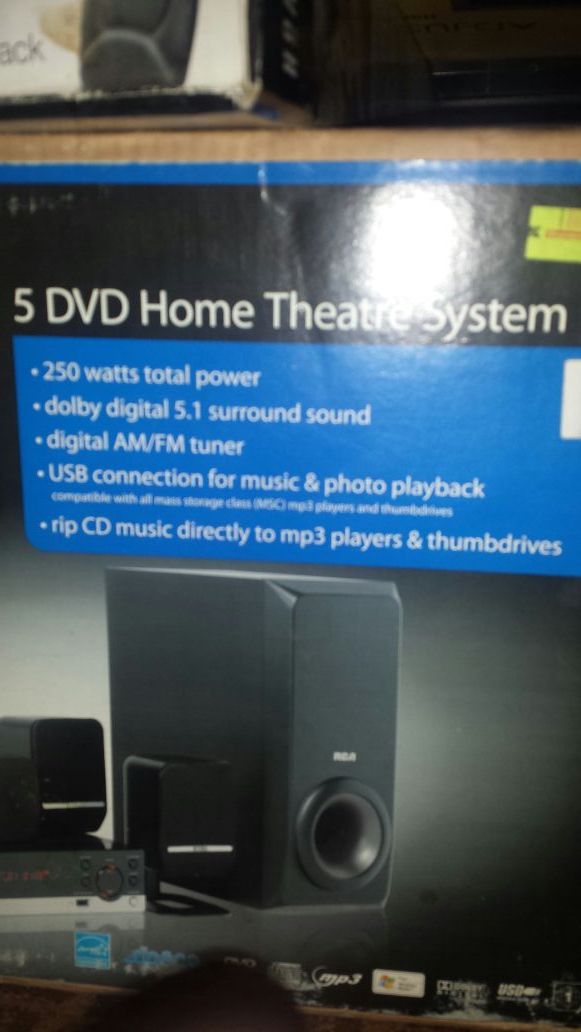 5 DVD home theater system