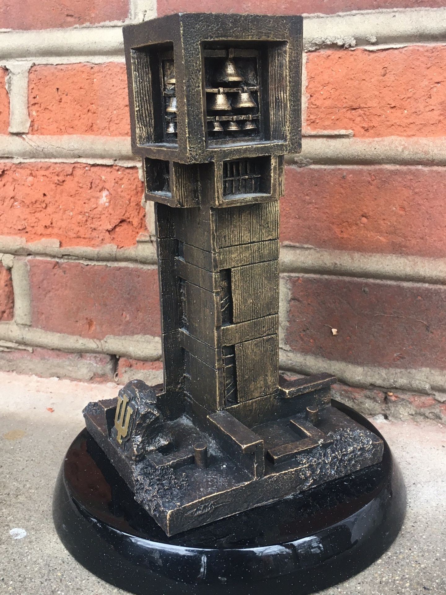 Tim Wolfe Indiana University Bronze Finish Desktop Sculpture - Limited Edition 72/2500