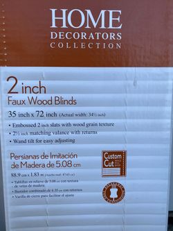  Faux Wood Blinds 