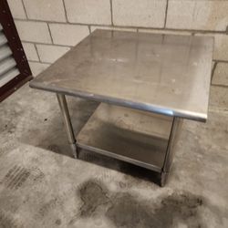 Stainless Steel Table 30 X 30