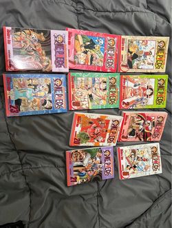 One Piece Volumes 1-3, 5, 7, 9, 20-23, 44, 59, 71, 73-100