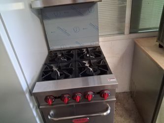 American Range 4-Burner Commercial Gas Range