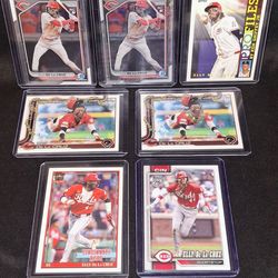 ELLY DE LA CRUZ LOT 2 ROOKIE CARDS LIKE NEW