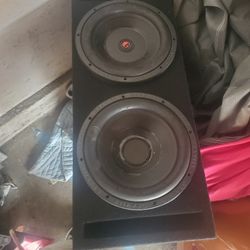 2 10" Subs In A Solid Box