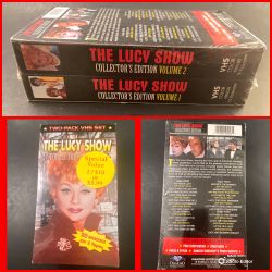 NEW In Shrink-Wrap “The Lucy Show:  Collector’s Edition Vol 1 & 2” VHS Tapes