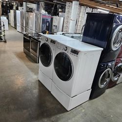 Huge Appliances Sale Store Full Of Nice Like Brand New Washer Dryer Fridge Stove Stackable Free Warranty 55for Financing 