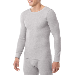 Fruit of the Loom Men's Thermal Waffle Crew Top, 2-Pack, Size L
