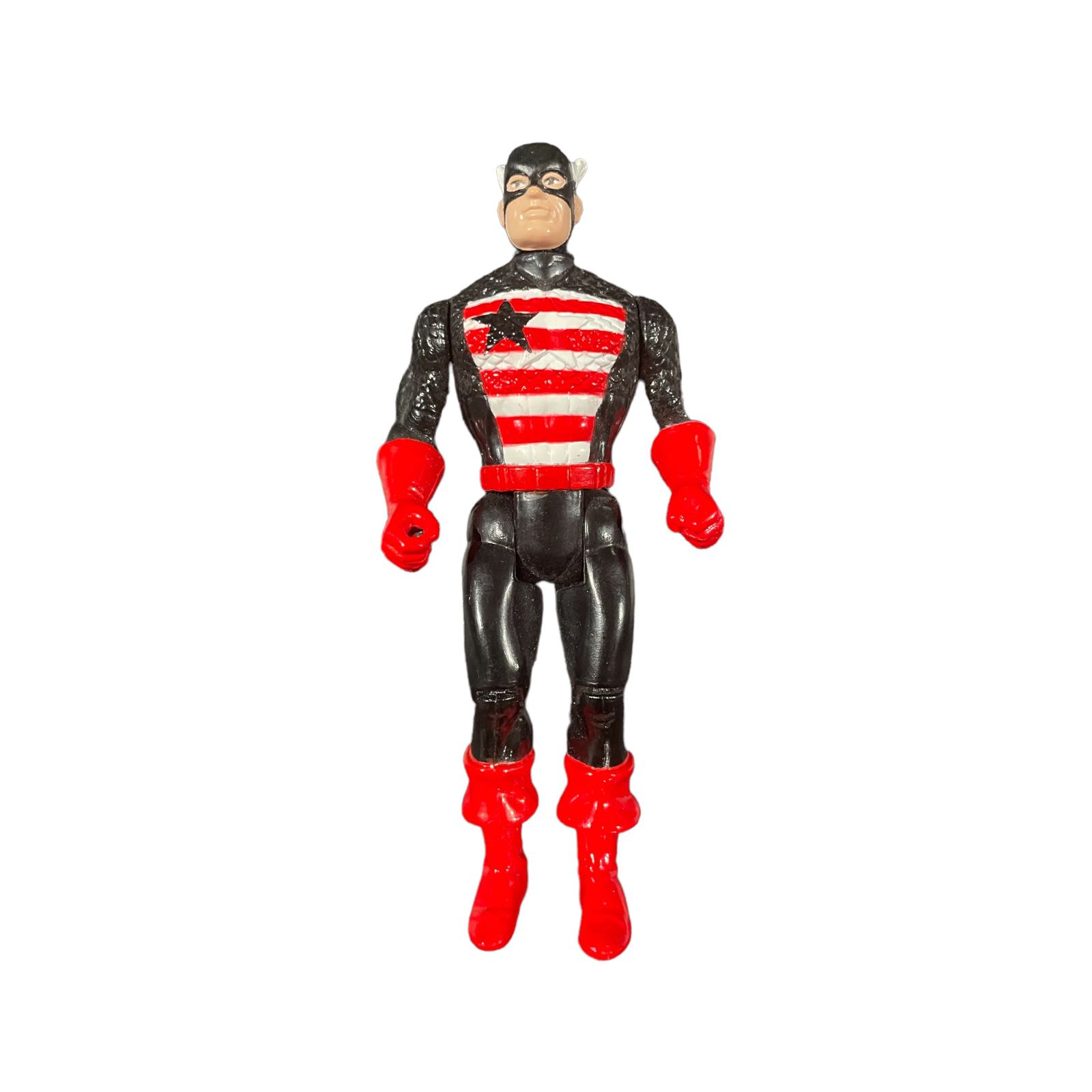 1990 Marvel Toy Biz Captain America Black/Red US Agent Action Figure