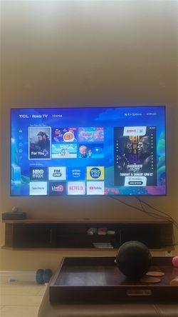 TCL 75” 4k TV w/ Remote & Wall Mount!