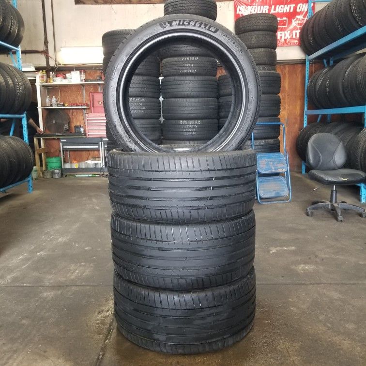 🔥 (4) 295 35 21 Michelin Pilot Sport 4 Tires