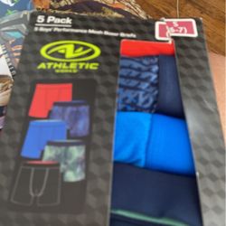 Boys brand underwear size small large and size 8