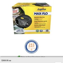 Laguna Max Flow 4280 Waterfall & Pond filter Pump