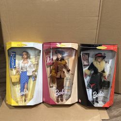 *Rare Mattel Set Of 3.  Summer, Fall, and Winter.  City Seasons Collector Editions. 