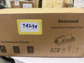 Gcoorood Pet Grooming Kit & Vacuum 2.5L Dog Cat Grooming Vacuum System