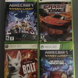 4 xbox 360 games 