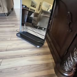 mirror with shelf  28” x  22”1/12