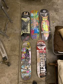 skateboards