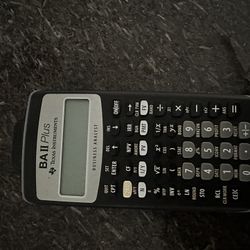 Texas BA ii plus Calculator 
