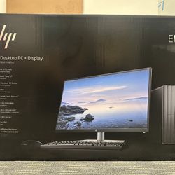HP Envy Desktop Computer With 32” Monitor Brand New In Box Sealed