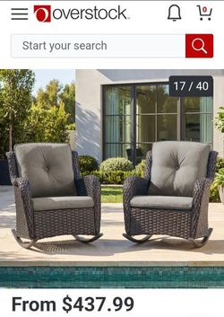 Patio rocking chair patio office outdoor patio rocking chair set available in a few colors brand new patio chairs ✅🆕☑️