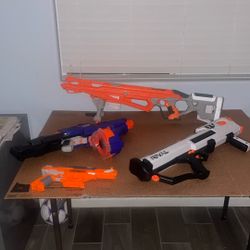 Variety Of Nerf Guns 