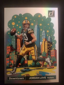 Panini 2024 Donruss Football Downtown Jordan Love Packers