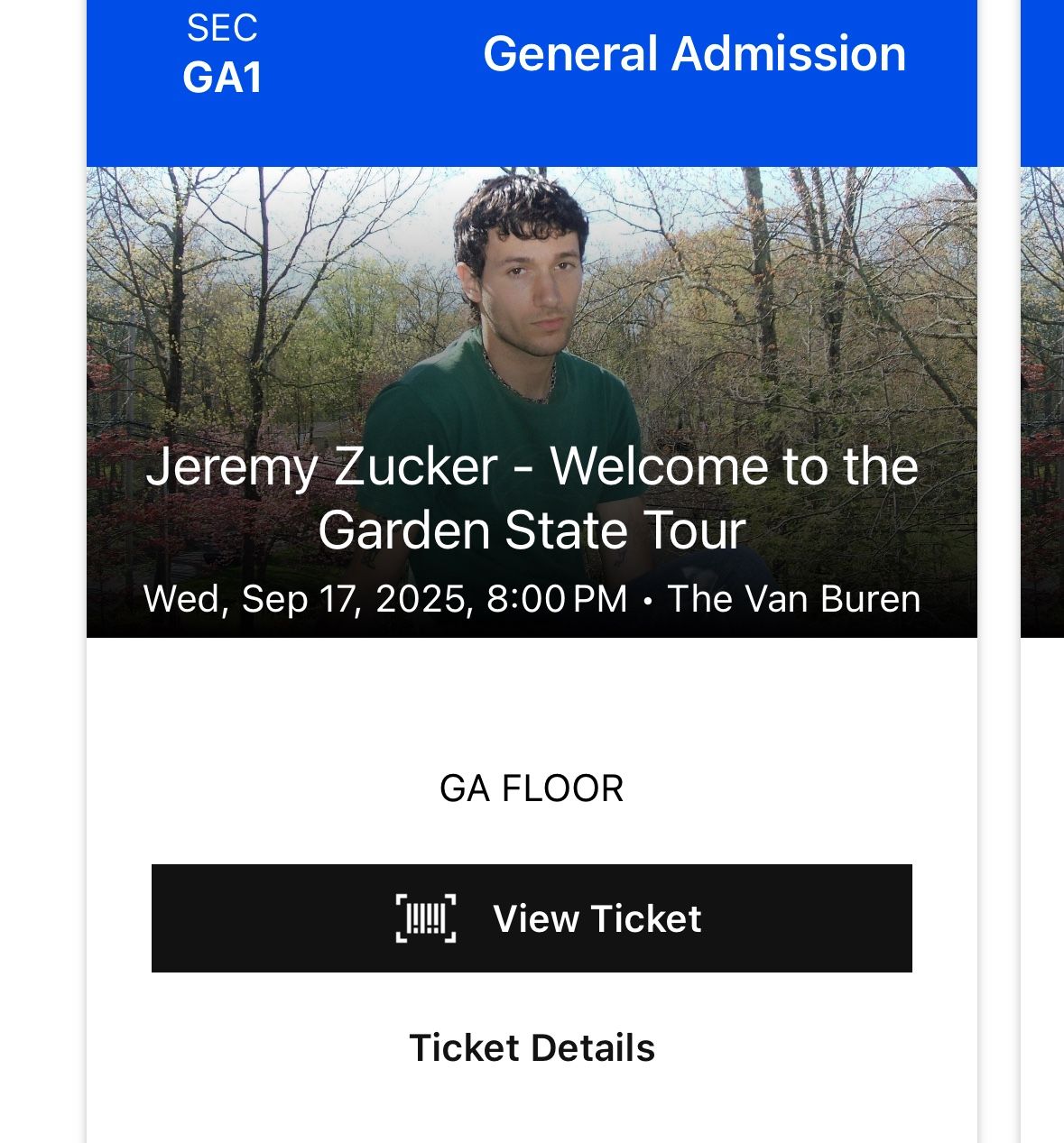 Jeremy Zucker Tickets 