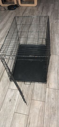 Large Black Wire Dog Crate