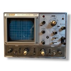 Vintage B&K Model 1477 Precision Analog 15MHz Oscilloscope Works Good!