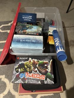Magic the gathering cards and stuff