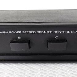 Radio Shack High Power Stereo 4 Way Speaker Control Center Selector