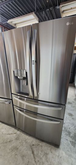 LG Refrigerator, Stainless Steel, French Door