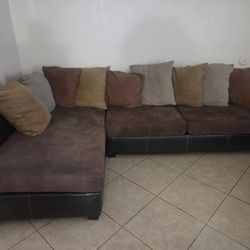 Brown Sectional