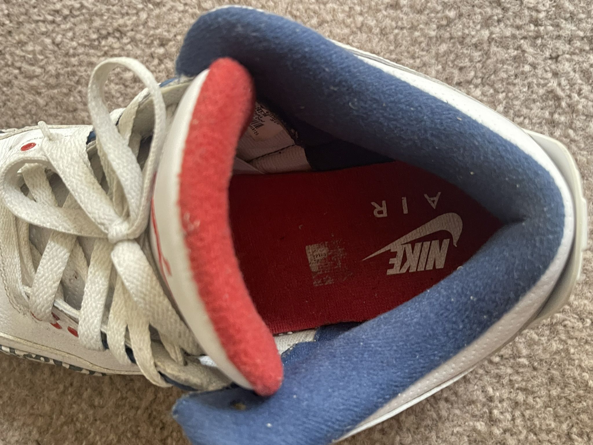 Jordan Retro “True Blue” Men's 11 US No OG Box