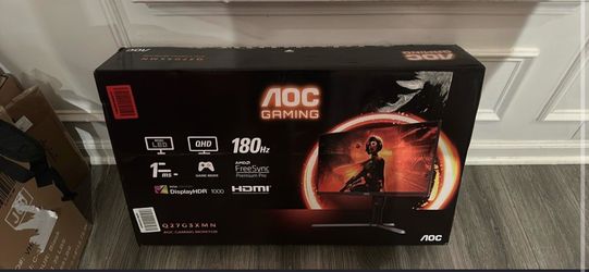AOC C27G4X 27-inch curved gaming monitor.
