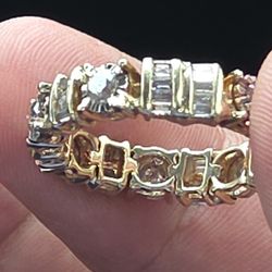 Diamond gold ring 💍