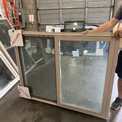 Biege Single Hung Window