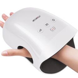 CINCOM Hand Massager - Cordless Hand Massager with Heat and Compression for Arthritis and Carpal Tunnel(FSA or HSA Eligible) (White)