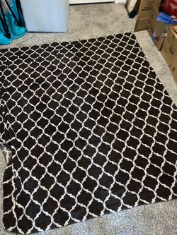 Marshalls Brown and Cream Lattice Plush Throw Blanket
