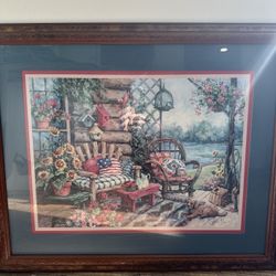 Framed Barbara Mock Picture